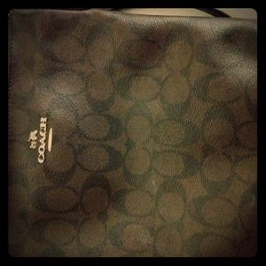 Coach clutch purse and wallet